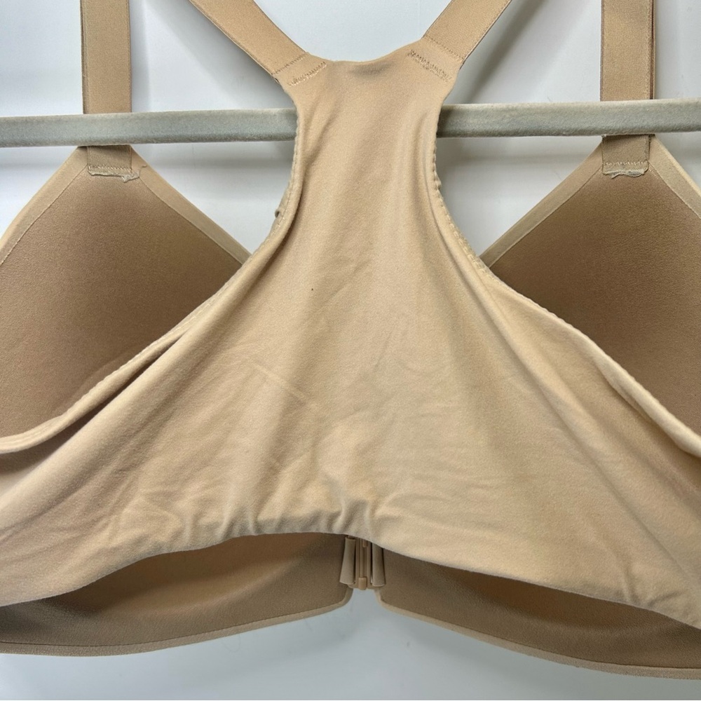 SOMA Enbliss Front Close Racerback Neutral Cream/Tan Adjustable Strap Bra 38DD - Picture 8 of 15
